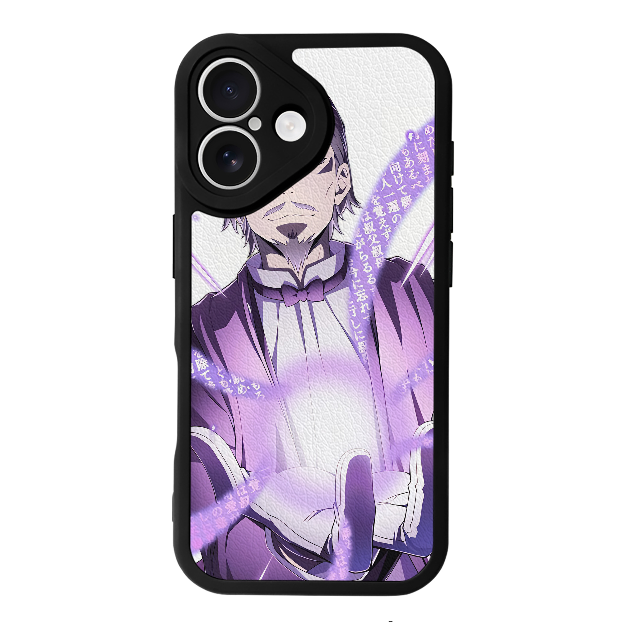 （画像用） 文豪ストレイドッグス Bungo Stray Dogs 【iPhone 16シリーズ対応】シリコンスマホケース（レザー調） 材質：シリコン